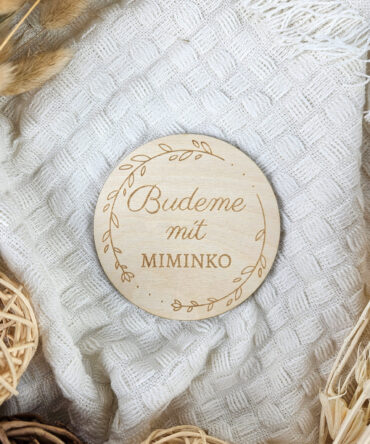 Milníková kartička | Budeme mít miminko | design I.