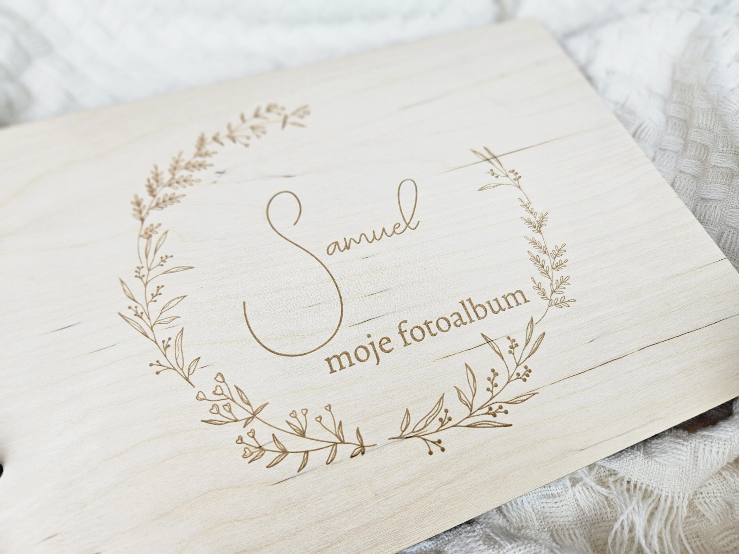 Fotoalbum se jménem | Kruh z květin | Moje fotoalbum | design I. - Image 9