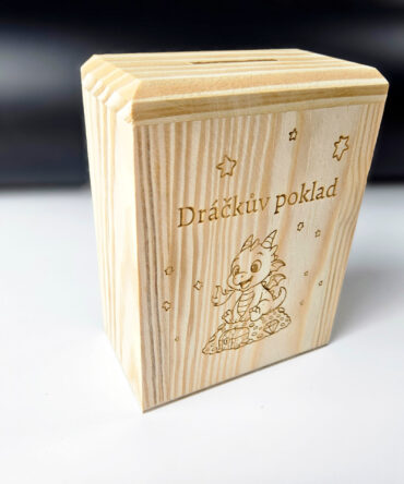 Dřevěná pokladnička